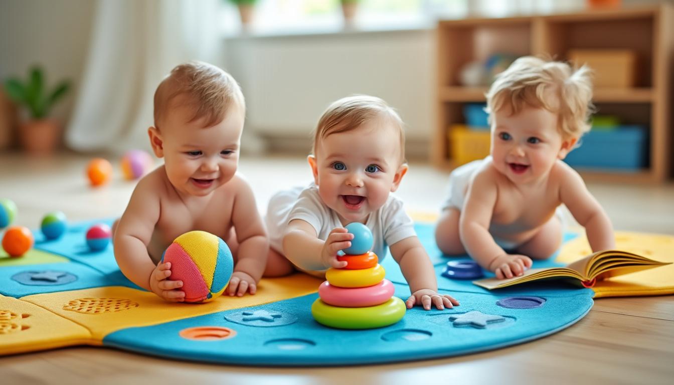 découvrez les meilleurs jeux sensoriels pour stimuler l'éveil de votre bébé dès 3 mois. améliorez son développement cognitif et moteur avec des activités adaptées qui éveillent ses sens et favorisent son apprentissage précoce.