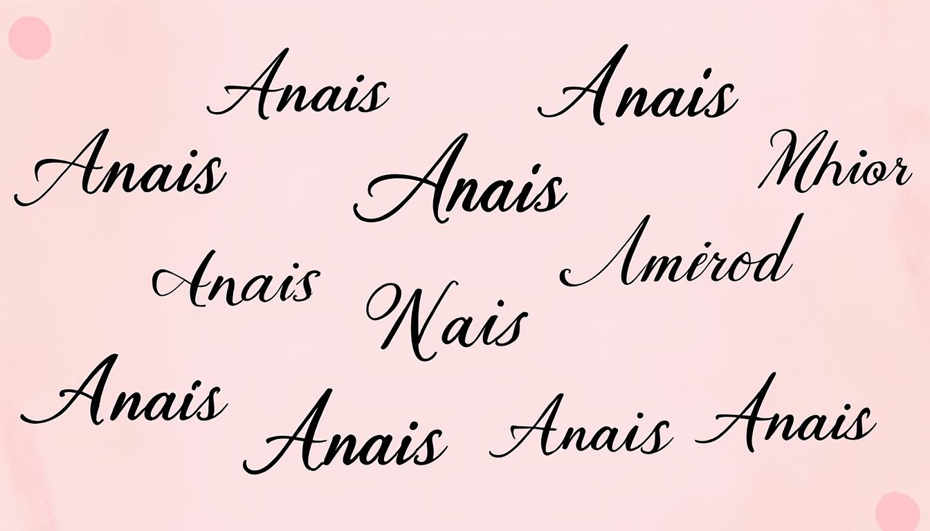 découvrez la signification, l'origine et la symbolique du prénom anais : histoire, caractéristiques, personnalités liées et toutes les informations essentielles sur ce prénom féminin.