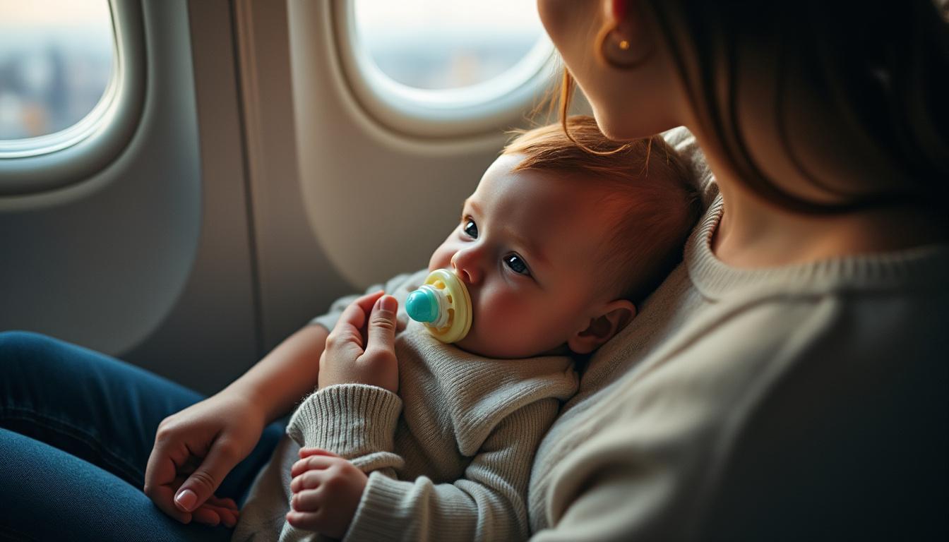 découvrez à quel âge un bébé peut voyager en avion en toute sécurité, avec des conseils pratiques pour préparer votre voyage en famille.