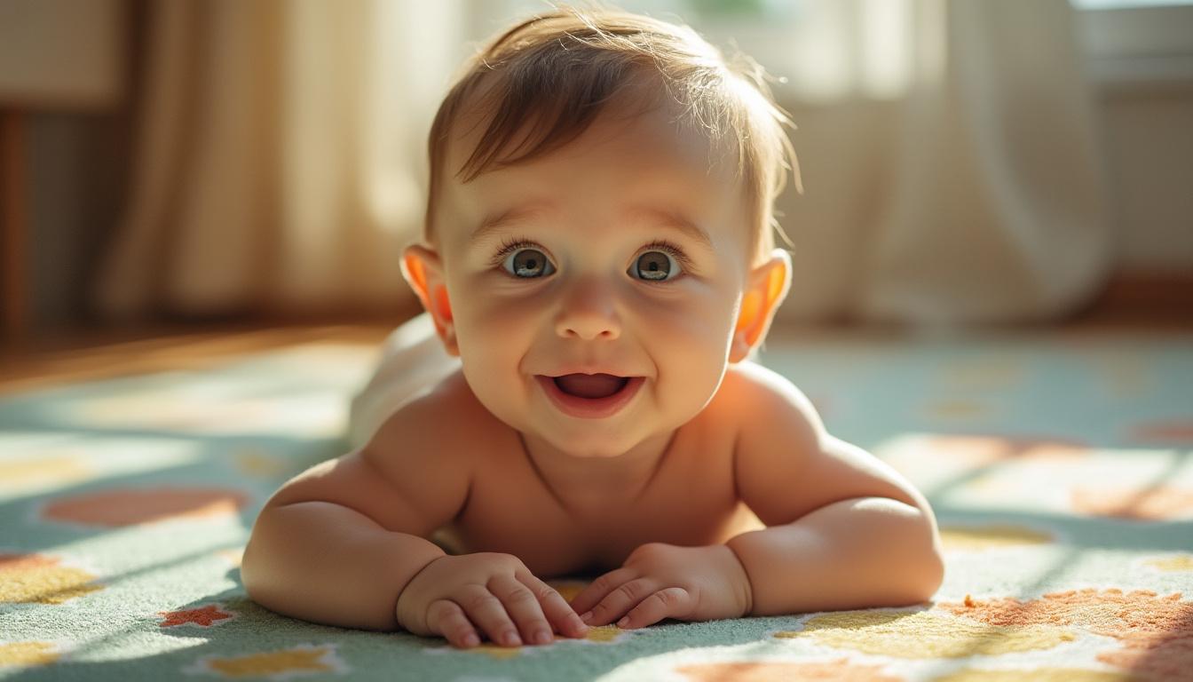 découvrez à quel âge un bébé commence généralement à se retourner et les étapes clés de son développement moteur.