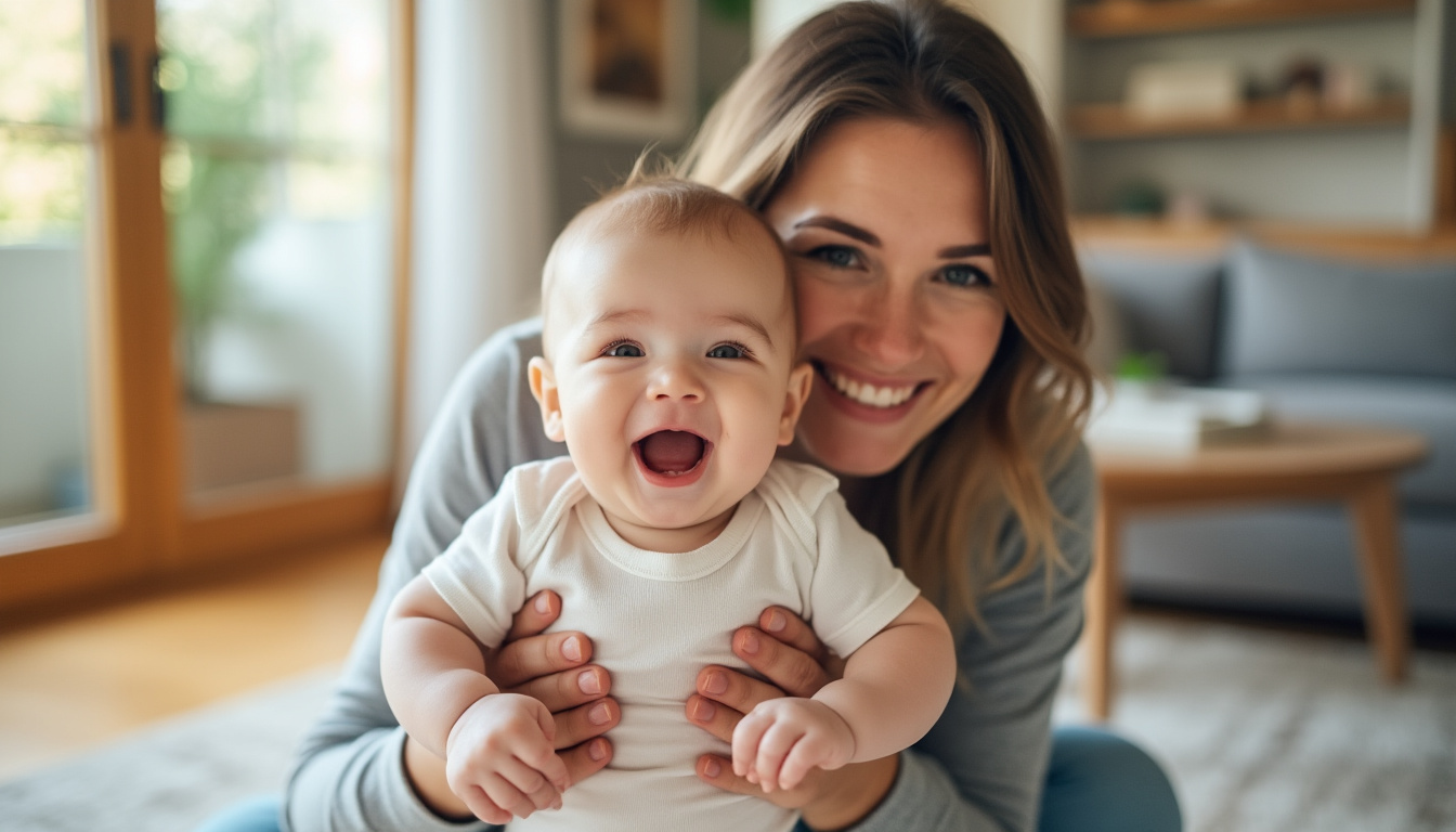 découvrez à quel âge bébé commence à rire aux éclats et les étapes clés de son développement émotionnel.