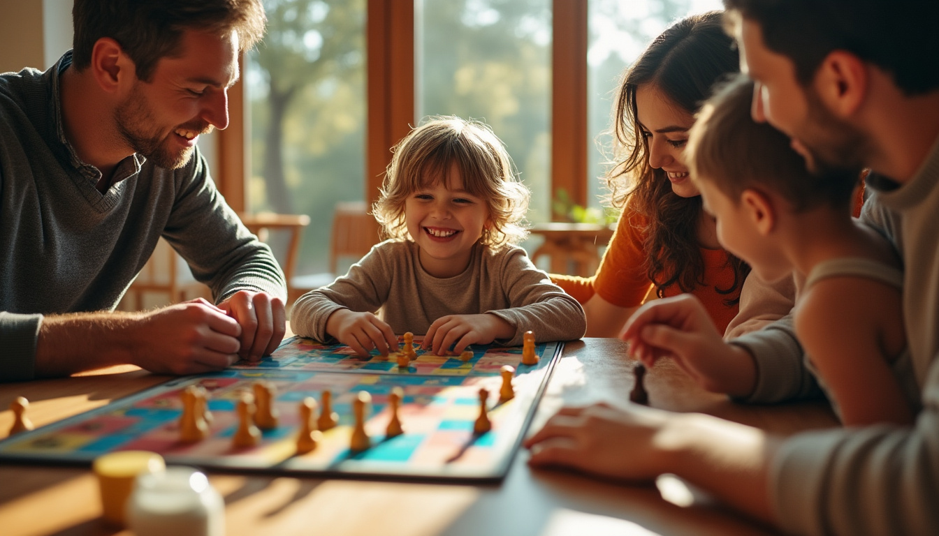 découvrez une sélection de jeux de société adaptés aux enfants dès 4 ans pour des moments de jeu ludiques et éducatifs en famille.