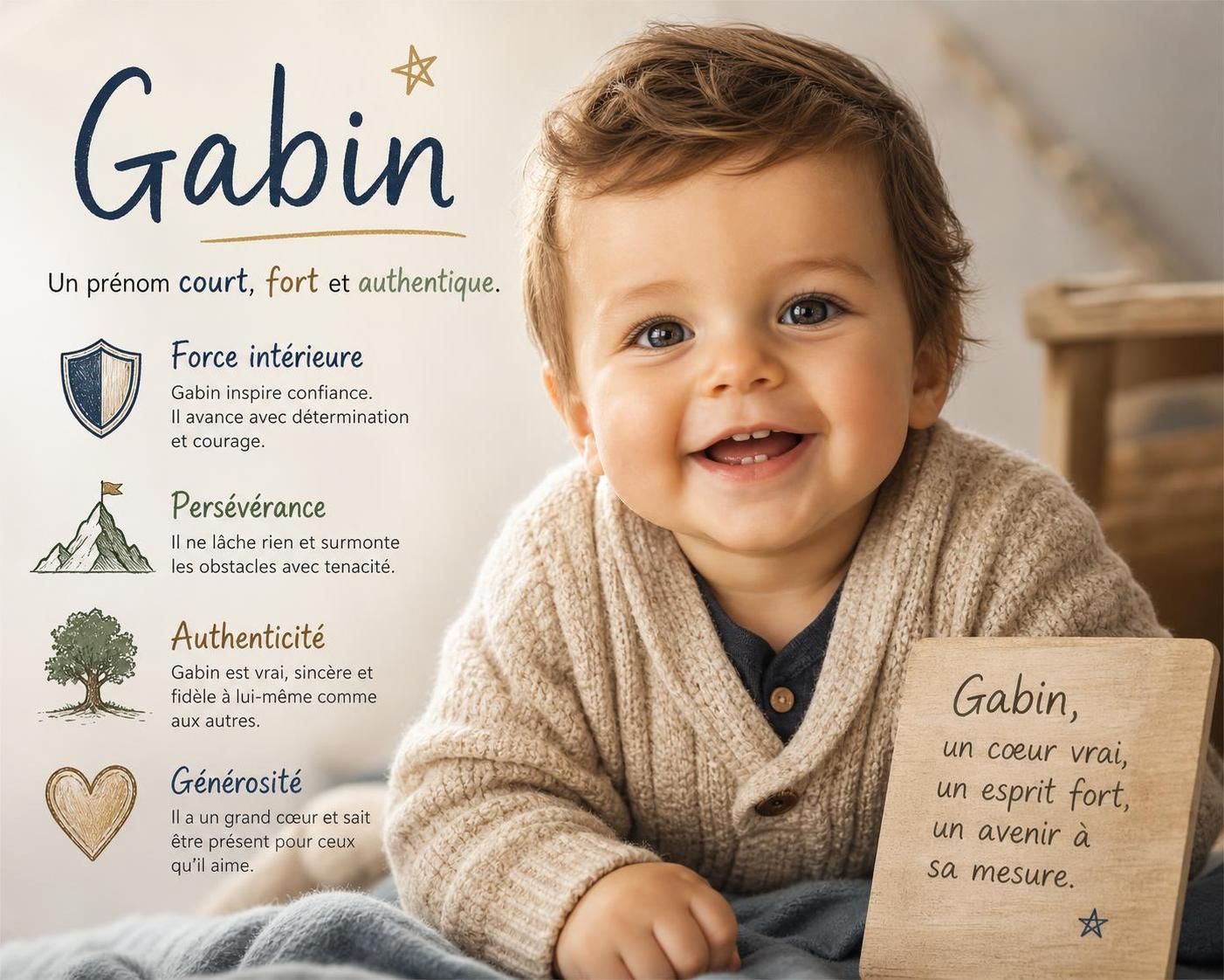 découvrez les symboles et le caractère associés au prénom gabin, une exploration de ses origines, significations et traits de personnalité.